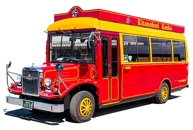 ボンネットバス(赤)