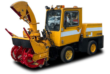 歩道用ロータリー除雪車